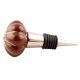 Dark Brown With Golden Line Ceramic Melon Wine Stopper